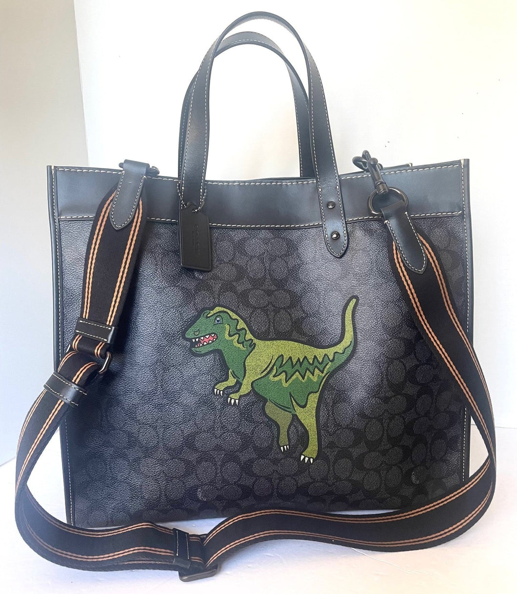 Coach dinosaur shops tote bag