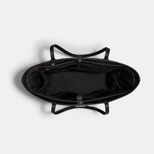 Load image into Gallery viewer, Coach Gallery City Tote Insert Black Canvas Smooth leather C4812 Multi Pockets