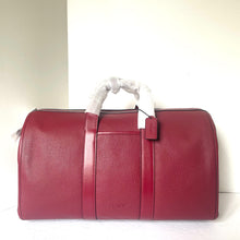 Load image into Gallery viewer, CoachGothamDuffleBag45RedPebbledLeatherCrossbodyTSACV957ORGPKG_2