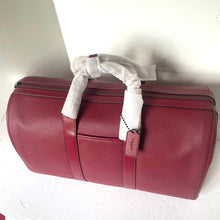Load image into Gallery viewer, CoachGothamDuffleBag45RedPebbledLeatherCrossbodyTSACV957ORGPKG_2