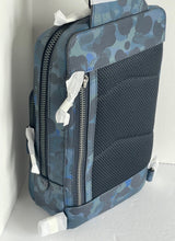 Load image into Gallery viewer, Coach Gotham Pack Sling Camo Mens Blue Leather Small Backpack Crossbody Bag