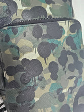 Load image into Gallery viewer, Coach Gotham Pack Sling Camo Mens Green Leather C5334 Backpack Crossbody