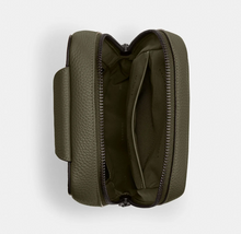 Load image into Gallery viewer, Coach Gotham Pack Sling Mens Army Green Leather Backpack Crossbody C5331