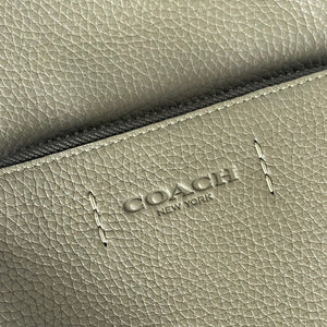 Coach Gotham Pack Sling Mens Army Green Leather Backpack Crossbody C5331