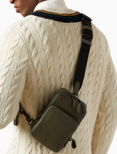 Load image into Gallery viewer, Coach Gotham Pack Sling Mens Army Green Leather Backpack Crossbody C5331