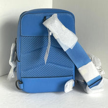 Load image into Gallery viewer, Coach Gotham Sling Pack 13 Blue Leather Sling Shoulder Bag CR849 ORGPKG