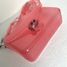 Load image into Gallery viewer, Coach Jelly Tabby Clear Shoulder Bag Womens Pink 1970s Crossbody Wristlet