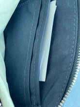 Load image into Gallery viewer, Coach Large Corner Zip Wristlet C8753 Womens Blue Signature Jacquard Stripe