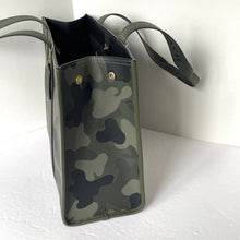 Load image into Gallery viewer, Coach Large Smith Tote Bag Camo Print CW437 Leather Large Shoulder Bag