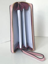 Load image into Gallery viewer, Coach Long Zip Around Wallet Powder Pink CW778 Signature Canvas Wristlet ORGPKG