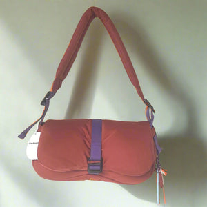 Coach Loop Puffy Wavy Dinky Shoulder Bag Coachtopia CQ859 Deep Orange