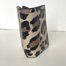 Load image into Gallery viewer, Leopard print wallet on a white background