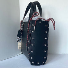 Load image into Gallery viewer, Coach Medium Re Laceable Tote Coachtopia Black Leather CO667 Crossbody