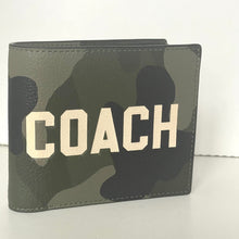 Load image into Gallery viewer, Camouflage wallet with 'COACH' branding on a white background