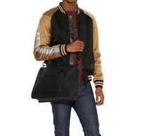 Load image into Gallery viewer, Coach Metropolitan Soft Briefcase Black Leather Laptop Bag Crossbody Slim Pockets