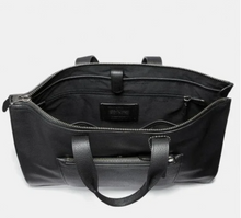 Load image into Gallery viewer, Coach Metropolitan Soft Briefcase Black Leather Laptop Bag Crossbody Slim Pockets