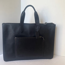 Load image into Gallery viewer, Coach Metropolitan Soft Briefcase Black Leather Laptop Bag Crossbody Slim Pockets