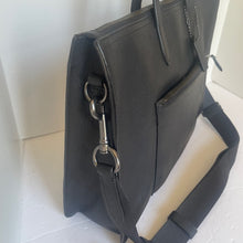 Load image into Gallery viewer, Coach Metropolitan Soft Briefcase Black Leather Laptop Bag Crossbody Slim Pockets