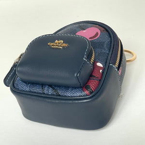 CoachMiniCourtCherryBackpackBagCharmCZ086KeychainSignatureCanvas_3