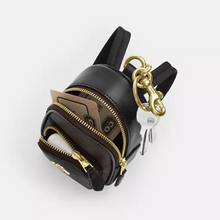Load image into Gallery viewer, Coach Mini Court Strawberry Backpack Bag Charm CAO93 White Keychain ORGPKG