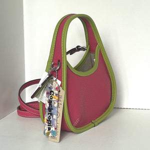 CoachMiniErgoBagCoachtopiaCO662Leather90sCrossbodyStrawberryLime_4