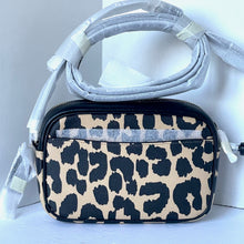 Load image into Gallery viewer, Coach Mini Jamie Camera Bag Leopard Brown Crossbody CY348 ORG PKG