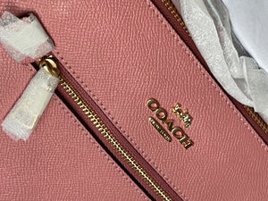 Coach Mini Rowan File Shoulder Bag CE871 Pink Leather Small Crossbody Bag