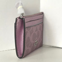 Load image into Gallery viewer, Pink wallet with a brand logo on a white surface