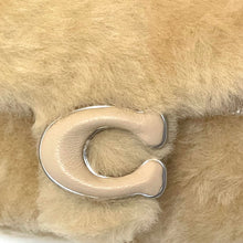 Load image into Gallery viewer, Coach Mini Tabby Bag 12 Shearling CQ168 Leather Cream Crossbody ORGPKG