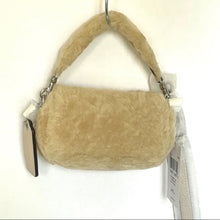 Load image into Gallery viewer, Coach Mini Tabby Bag 12 Shearling CQ168 Leather Cream Crossbody ORGPKG