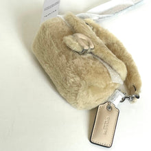 Load image into Gallery viewer, Coach Mini Tabby Bag 12 Shearling CQ168 Leather Cream Crossbody ORGPKG