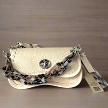 Load image into Gallery viewer, Coach Mini Wavy Dinky Bag Coachtopia White Cloud Leather CQ852 Crossbody