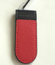Load image into Gallery viewer, Coach Money Clip CM180 Red Leather Mens Black Antique Nickel Wallet Alternative