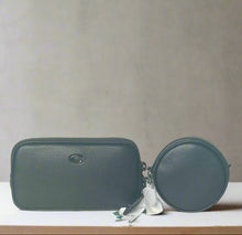 Load image into Gallery viewer, Coach Multi Pouch Belt Bag Black Leather CR749 Removable Adjustable ORGPKG