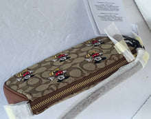 Load image into Gallery viewer, Coach Nolita 19 Disney Womens Brown Signature Jacquard Leather Mickey Mouse CN507