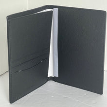 Load image into Gallery viewer, Coach Passport Case Black Calf Leather Slim Wallet 93604 Travel ORIGPKG