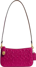Load image into Gallery viewer, Coach Penn Shoulder Bag CM552 Small Pink Signature Leather Glossy Y2K ORGPKG