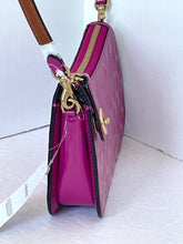 Load image into Gallery viewer, Coach Penn Shoulder Bag CM552 Small Pink Signature Leather Glossy Y2K Turnlock