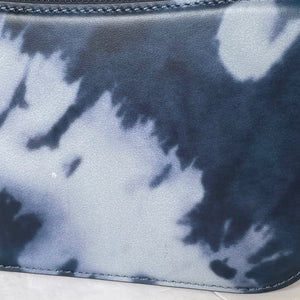 Coach Penn Shoulder Bag Y2K Blue Tie Dye Print CU049 Small Clutch