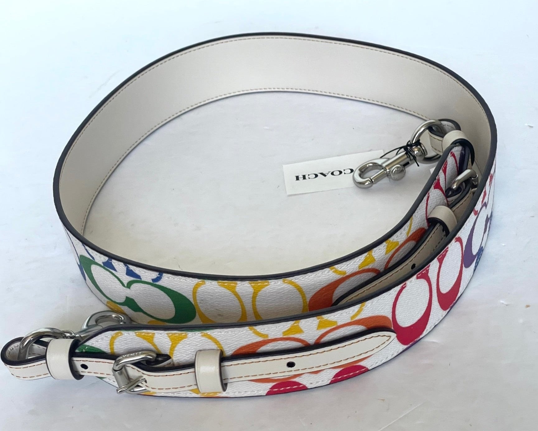 Coach rainbow strap online