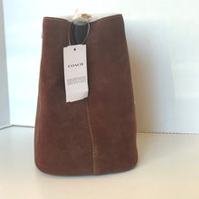 Load image into Gallery viewer, Coach Rowan Bucket Bag Suede Leather Vintage Brown Crossbody Pouch CCC78