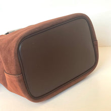 Load image into Gallery viewer, Coach Rowan Bucket Bag Suede Leather Vintage Brown Crossbody Pouch CCC78