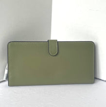 Load image into Gallery viewer, Coach Skinny Phone Wallet CH823 Womens Moss Continental Leather Slim Zip