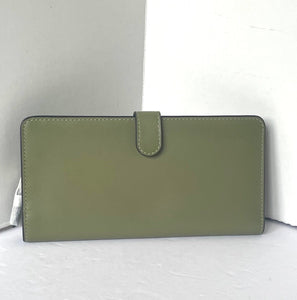 Coach Skinny Phone Wallet CH823 Womens Moss Continental Leather Slim Zip