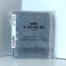 Load image into Gallery viewer, Coach Slim Billfold Wallet Deep Blue Coach Graphic Pebbled Leather Mens CZ062