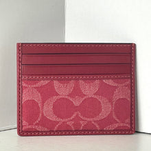 Load image into Gallery viewer, Pink cardholder with brand logo on a white background