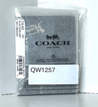 Load image into Gallery viewer, Coach Slim ID Card Case Wallet Surf Charcoal CBJ93 Canvas Leather ORGPKG travel