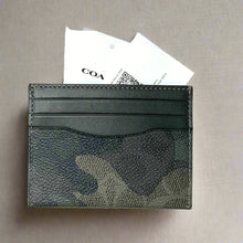 Load image into Gallery viewer, Camouflage patterned cardholder with a white background