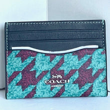 Load image into Gallery viewer, Coach Slim Id Card Case With Houndstooth Print CJ722