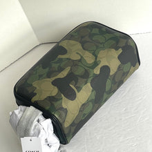 Load image into Gallery viewer, Coach Small Travel Kit Camo Print CM034 Signature Canvas Dopp Bag Toiletry Green